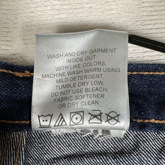 CALPIA Jeans Men Size W34 L30 Reflective Visibility Safe 100% Cotton Made in USA - Picture 8 of 9